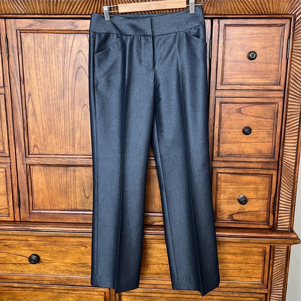 Antonio Melani Shimmer Grey Dress Trousers 4